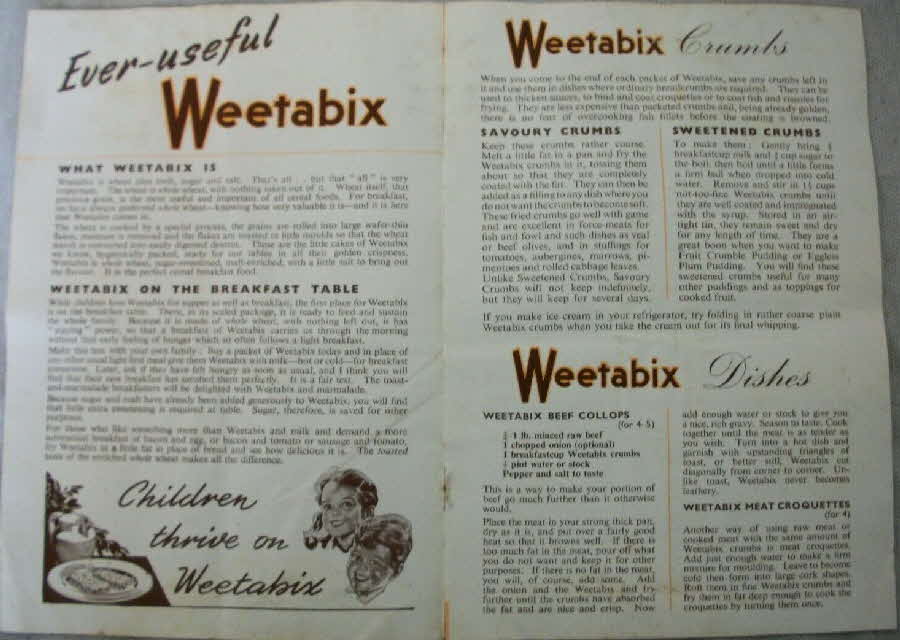 1953 Weetabix Recipes booklet (5)