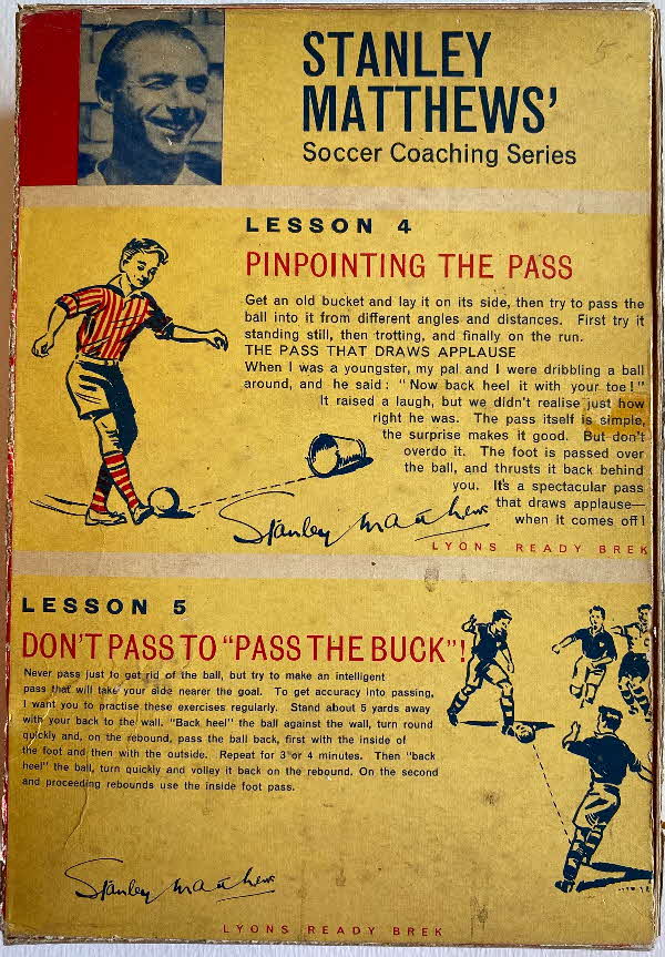 1954 Ready Brek Stanley Matthews Football Tips (1)