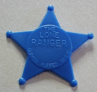 1958 Quaker Puffed Wheat Lone Ranger Badge (2)