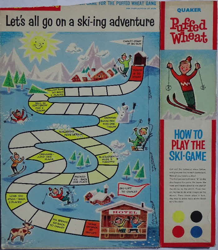 1961 Puffed Wheat Skiing Adventure Game (2)