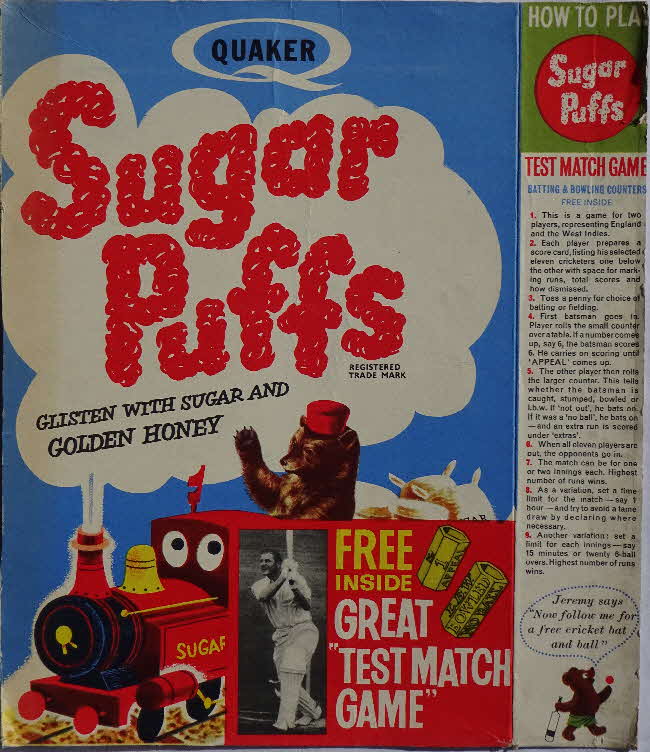 1963 Sugar Puffs Cricket Test Match Game1