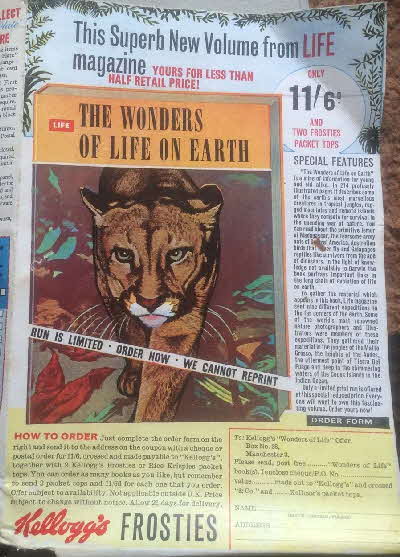 1964 Frosties The Wonders of Life on Earth Book (3)