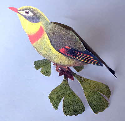 1966 Frosties 3D Model Tropical Birds Pekin Robin  (1)