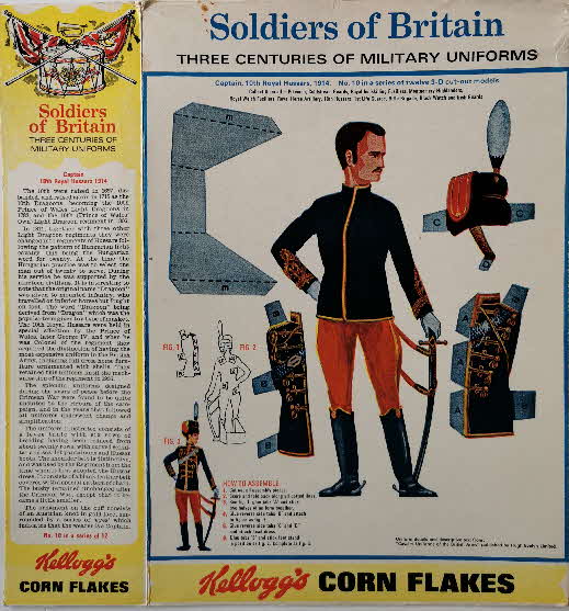 1967 Cornflakes Soldiers of Britain 1