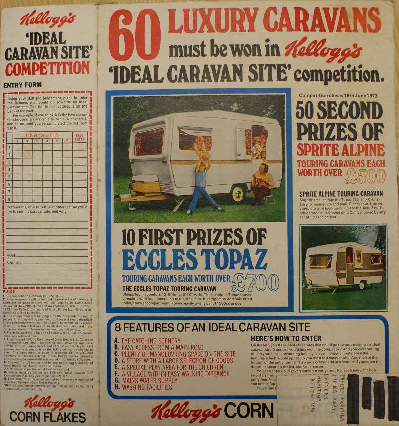 1972 Cornflakes Caravan Competition (1)
