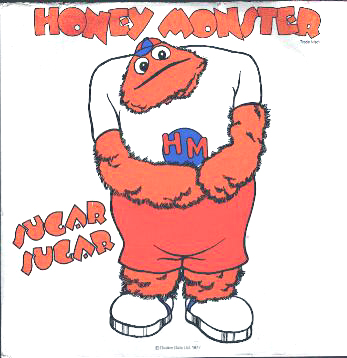 1977 Sugar Puffs Honey Monster Record - Sugar Sugar, Disco Doreen & Story of Honey Monster