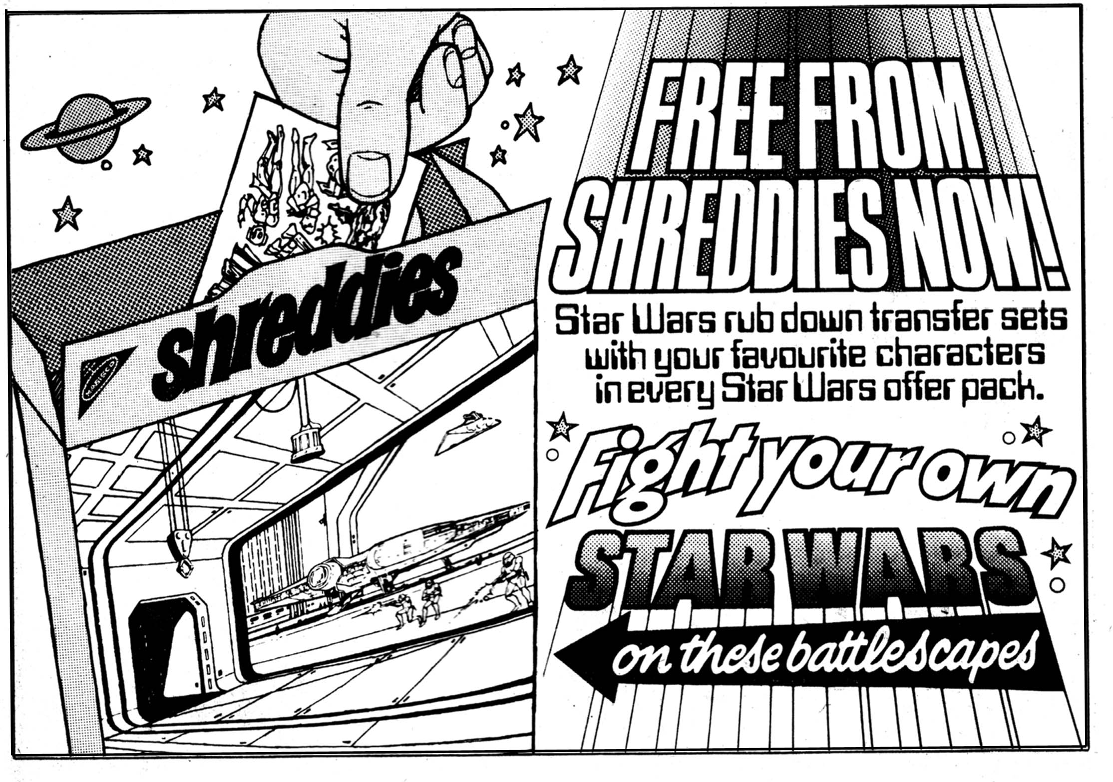 1978 Shreddies Star Wars Transfers