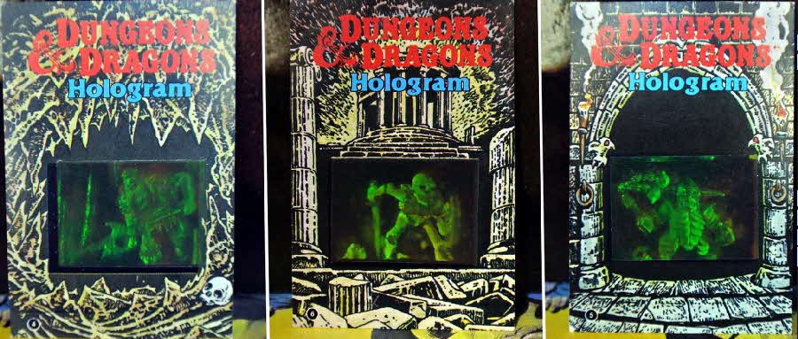 1986 Shreddies Dungeons & Dragons Hologram 1