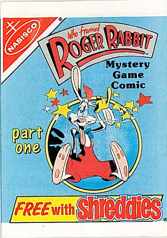 1988 Shreddies Roger Rabbit Comic 1 Page 1