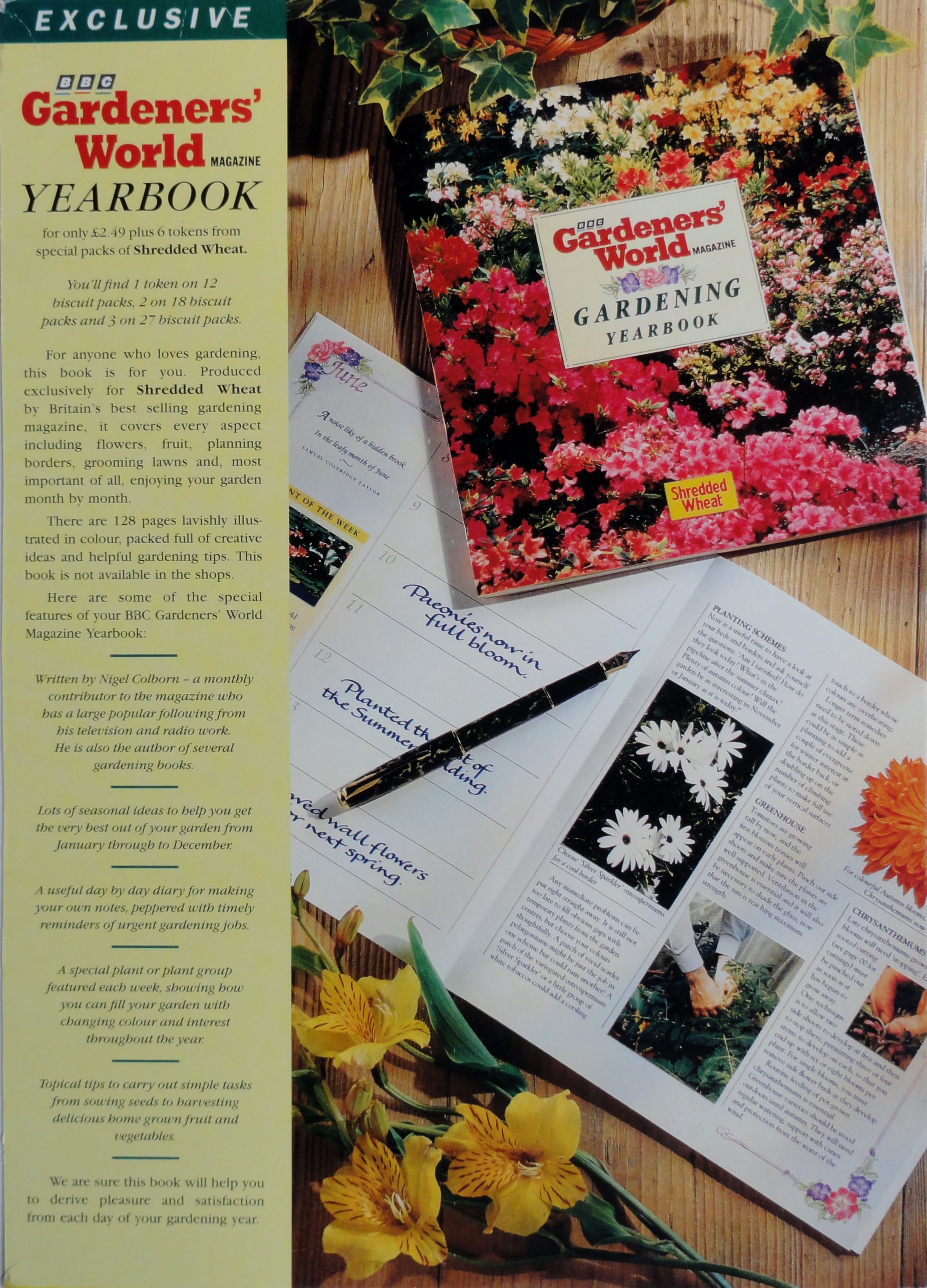 1994 Shredded Wheat Gardeners World Yearbook