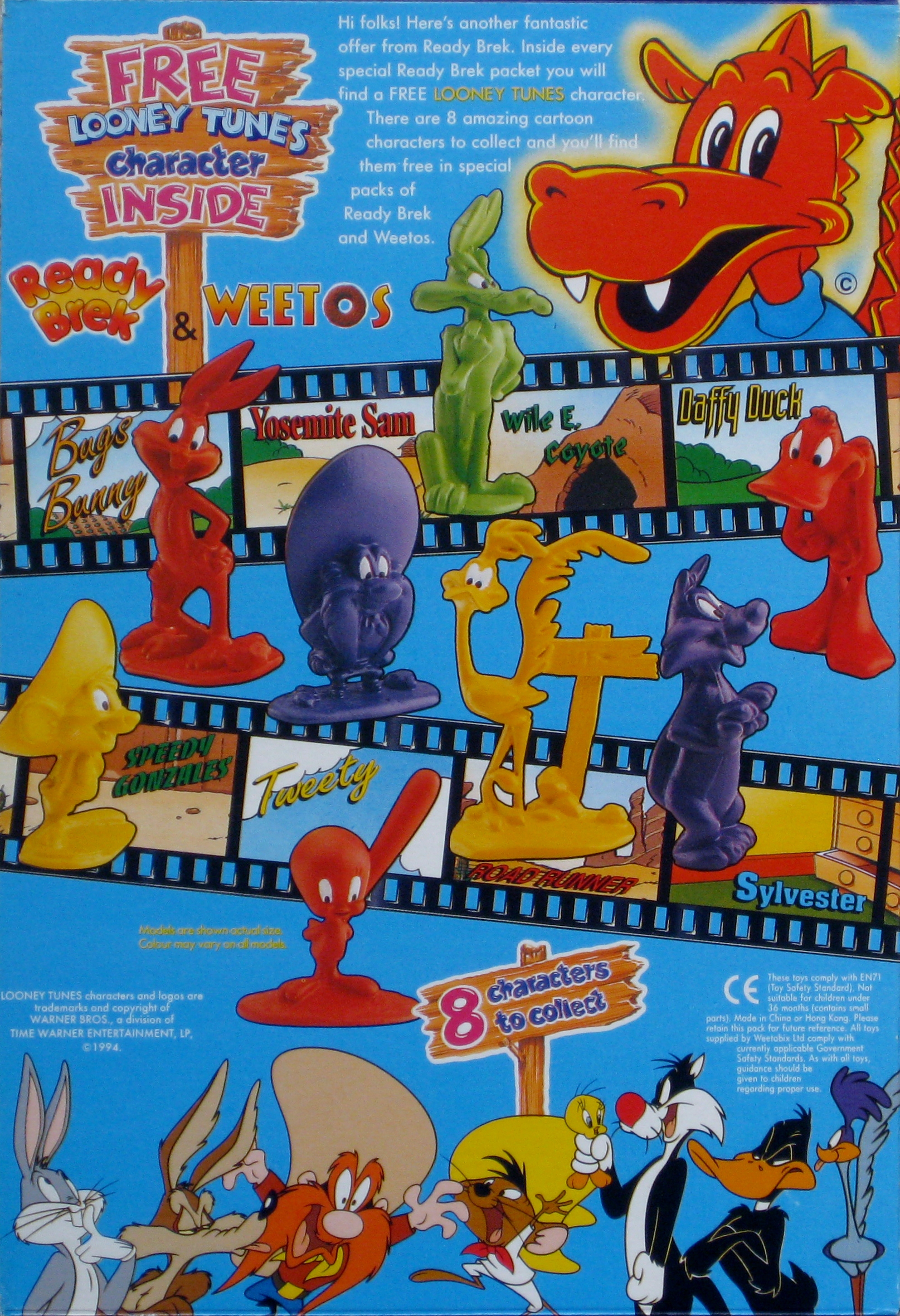 1995 Ready Brek Looney Tunes figures