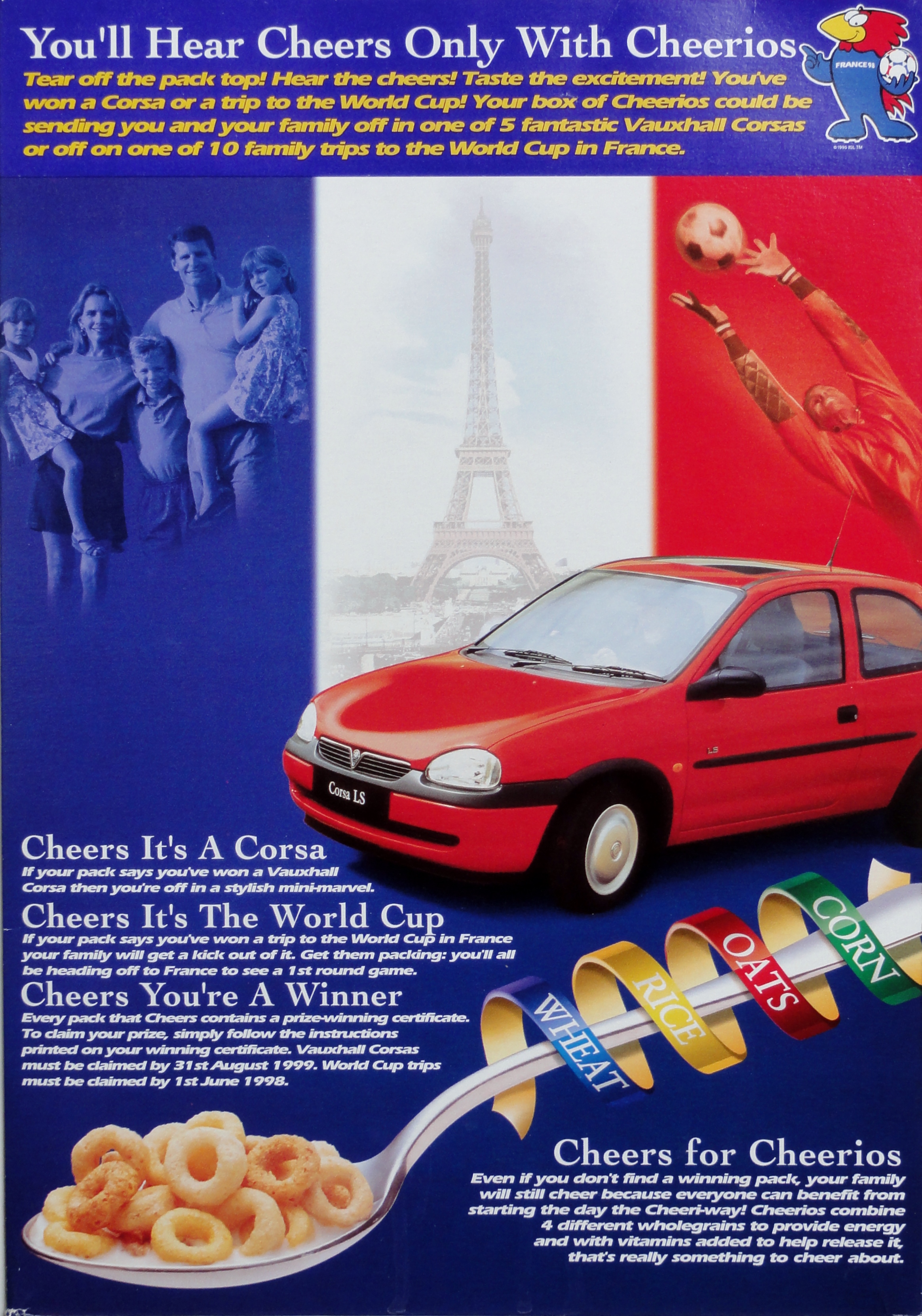 1998 Cheerios Vauxhall Corsa Competition