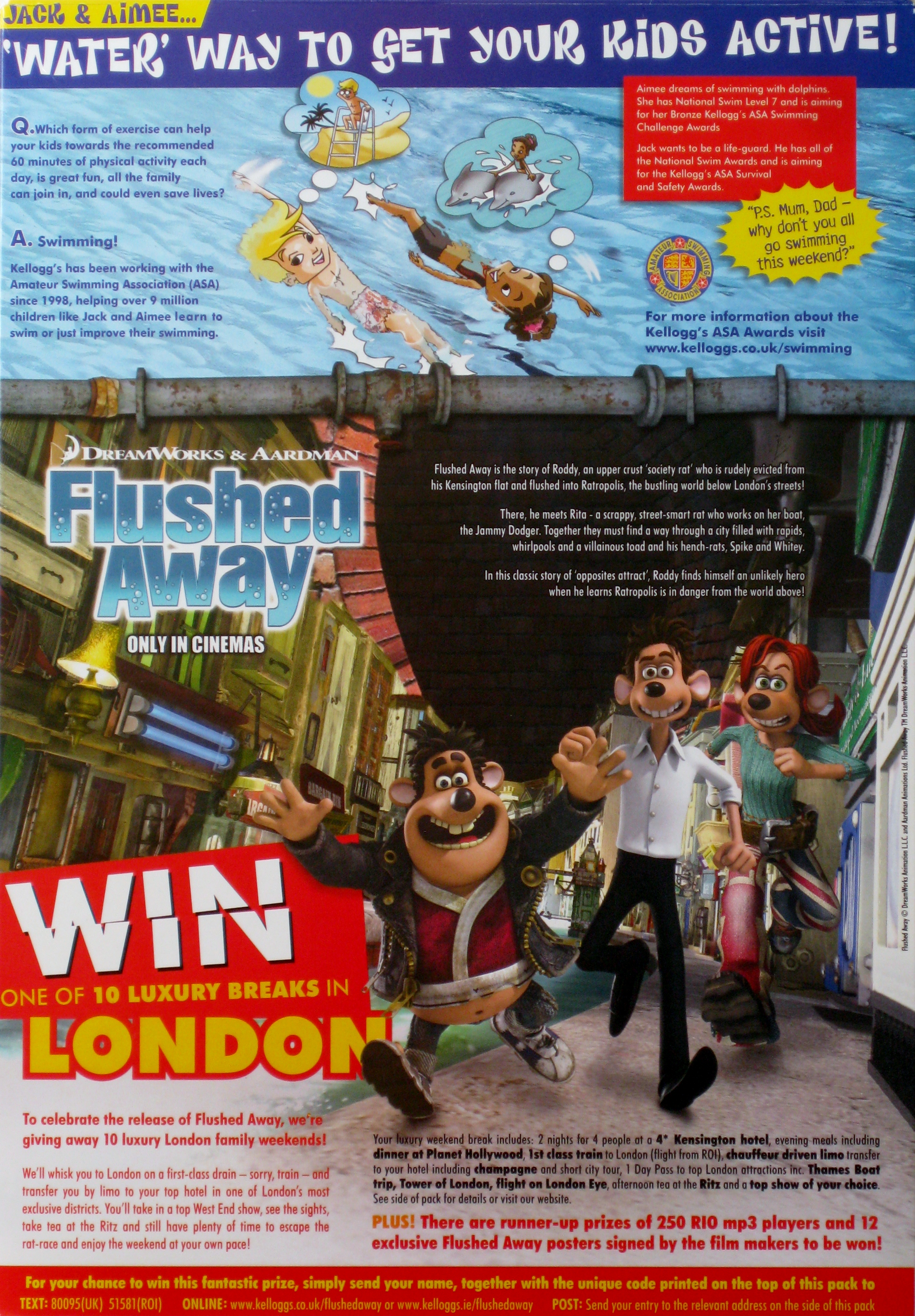 2006 Cornflakes Flushed Away competition