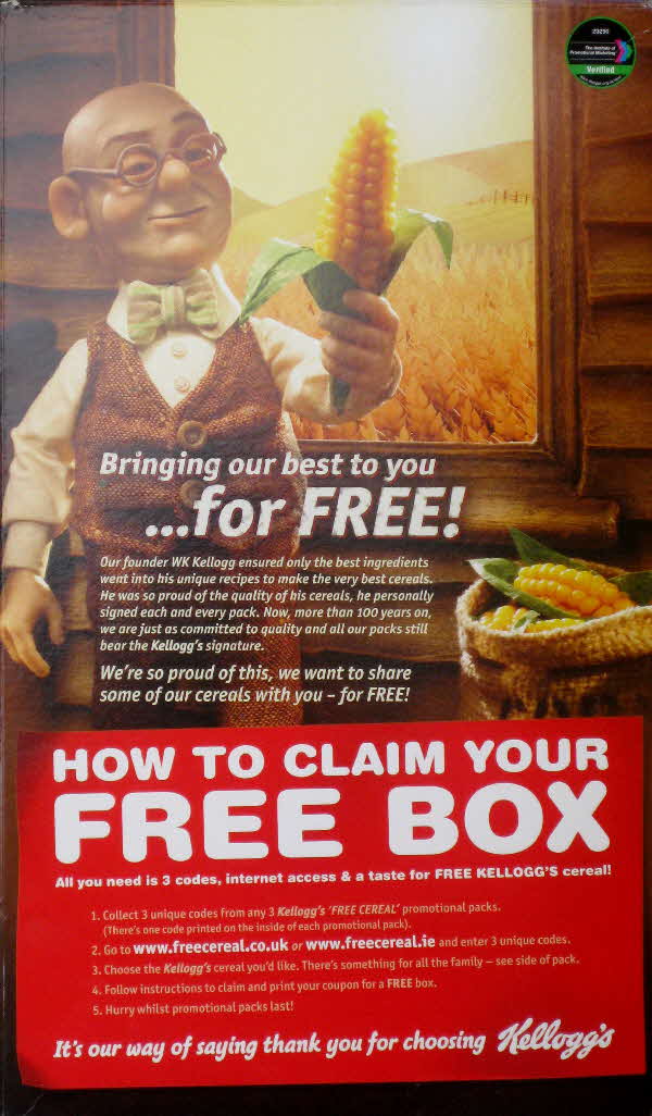 2010 Frosties Free Box cereal