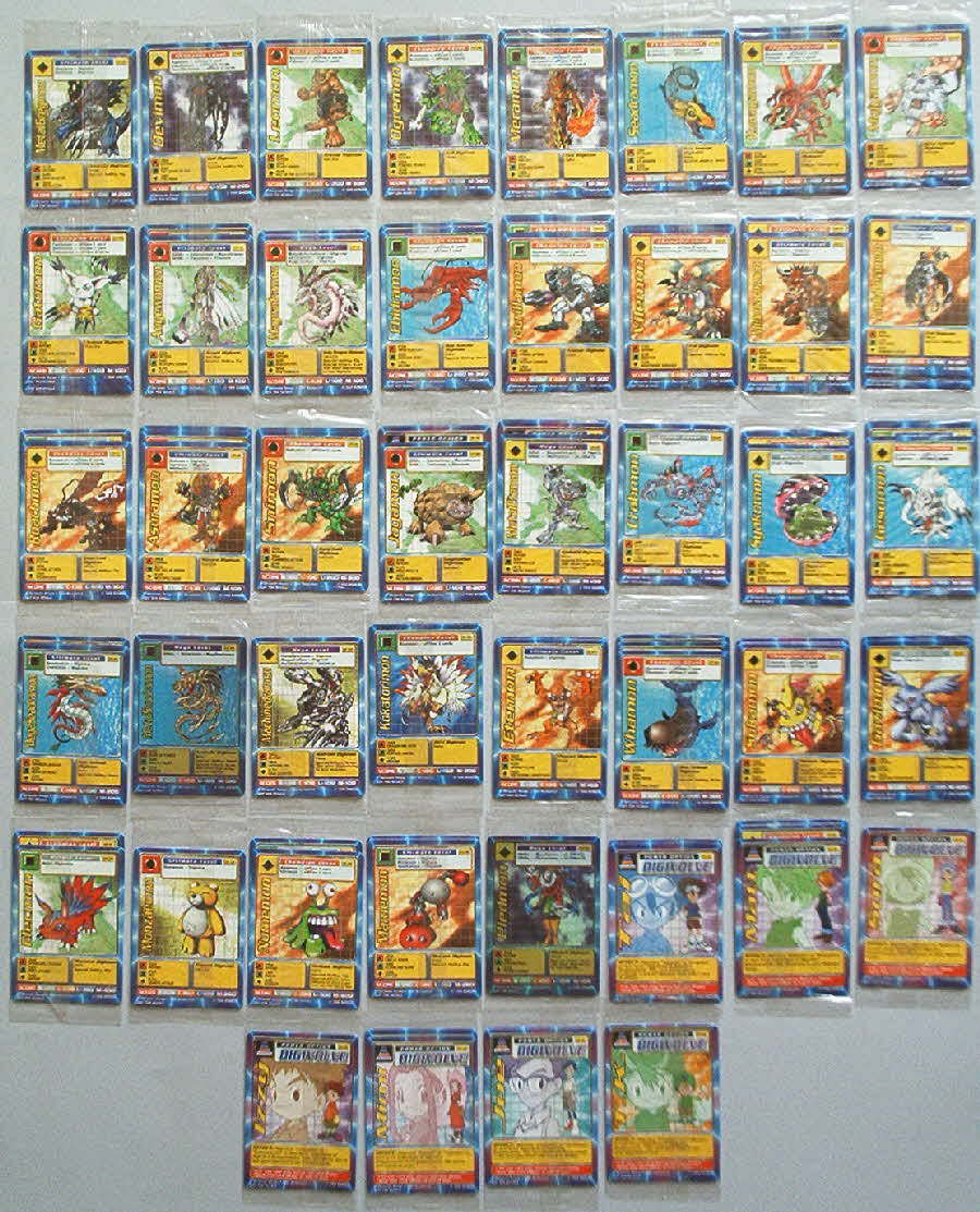 2001 Golden Nuggets Digimon Cards1