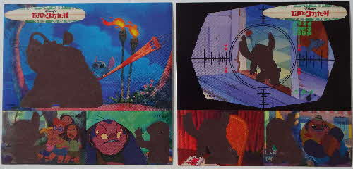 2002 Nesquik Lilo & Stitch Heat Stickers (2)