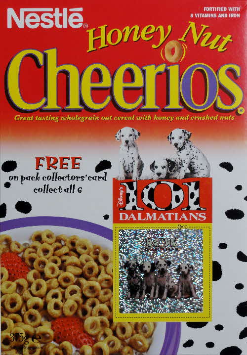 1996 Cheerios 101 Dalmations card Puppies
