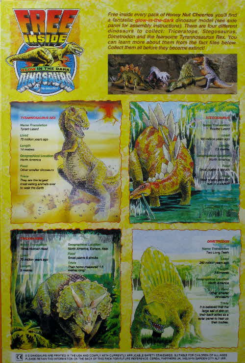 1993 Cheerios Glow in Dark Dinosaurs (1)