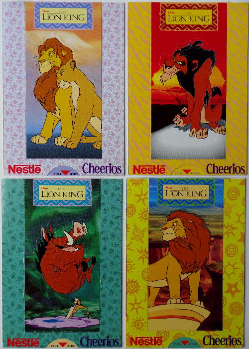 1994 Cheerios Multi Lion King Pop Ups (1)