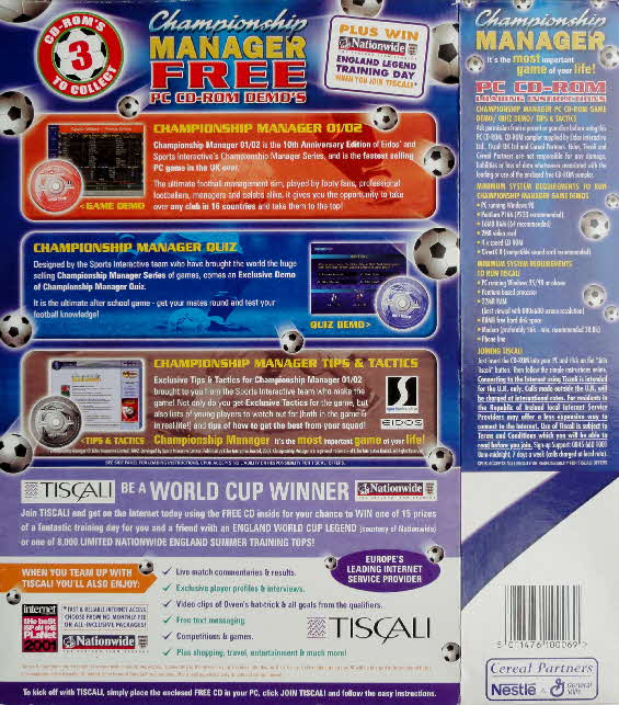 player instructions for championship manager 01/02