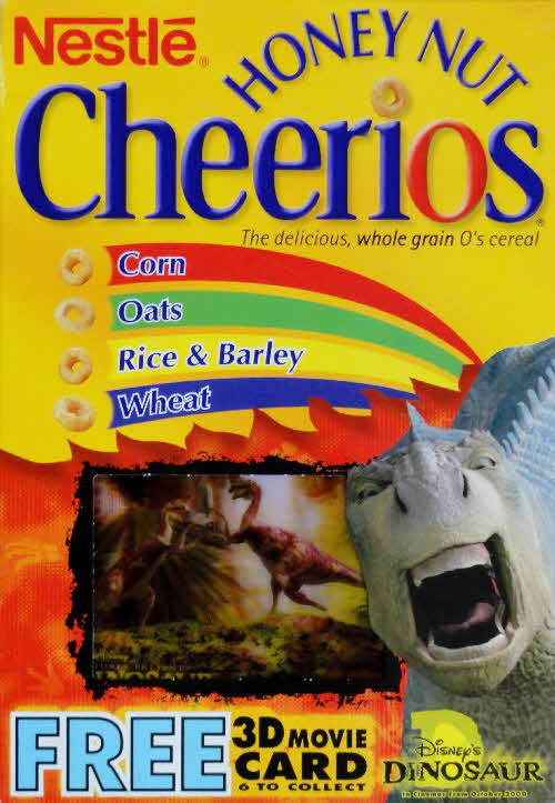2000 Cheerios Dinosaur 3D Cards front (2)