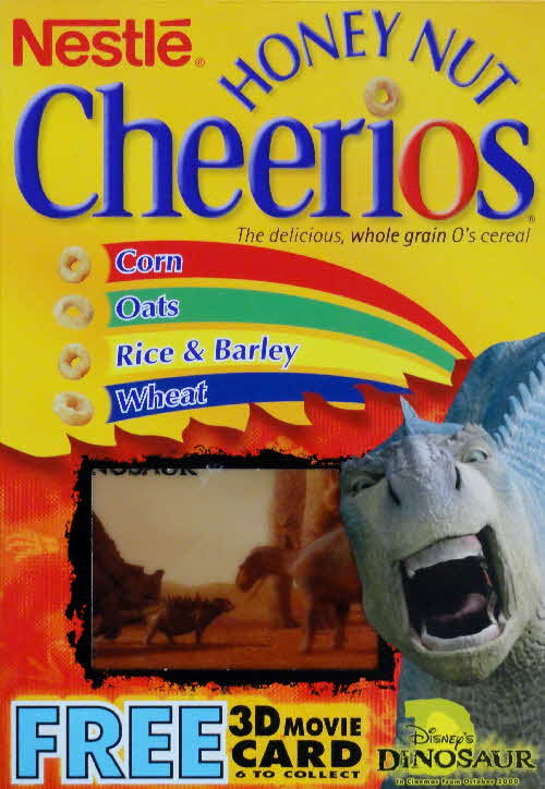 2000 Cheerios Dinosaur 3D Cards front (4)