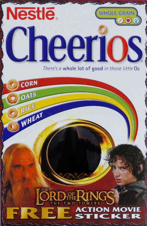 2002 Cheerios Lord of the Rings Action Cards front (1)