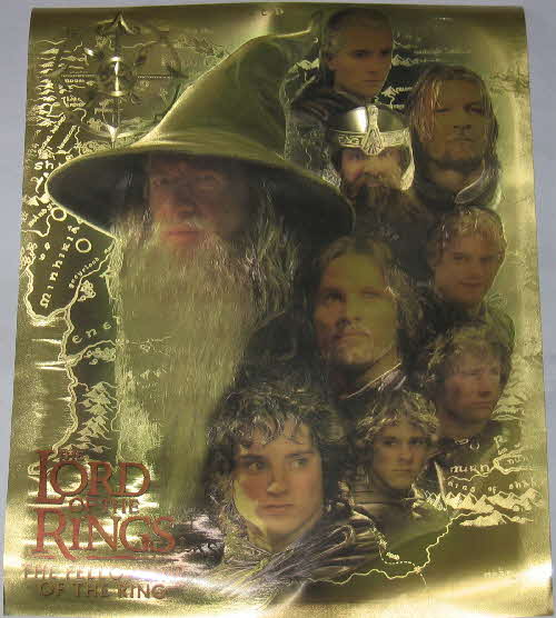 2001 Clusters Lord of the Rings Poster