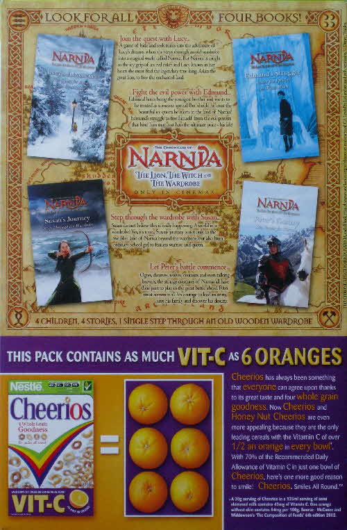 2005 Cheerios Free Narnia Books (2)