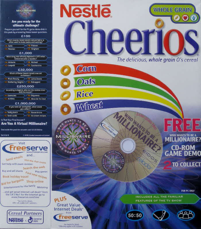 2001 Who Wants to Be a Millionairre CD Rom pack 4