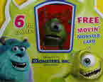 2001 Cheerios Monsters Inc Moving Cards front (5)1 small