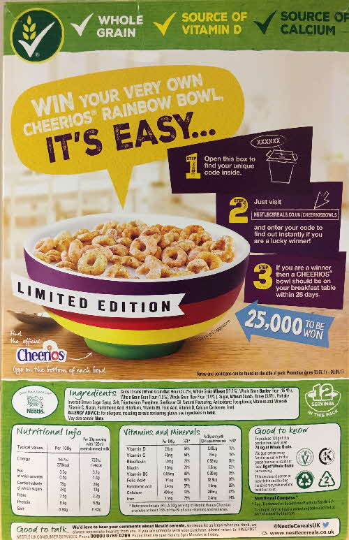 2017 Cheerios Cereal Bowl (1)