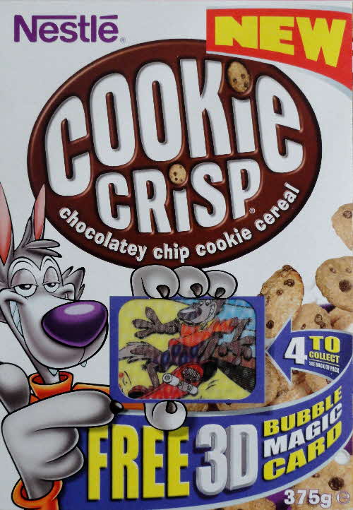 2002 Cookie Crisp 3D Bubble Magic Card front 1