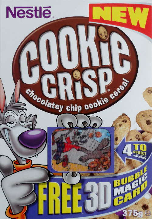 2002 Cookie Crisp 3D Bubble Magic Card front 2