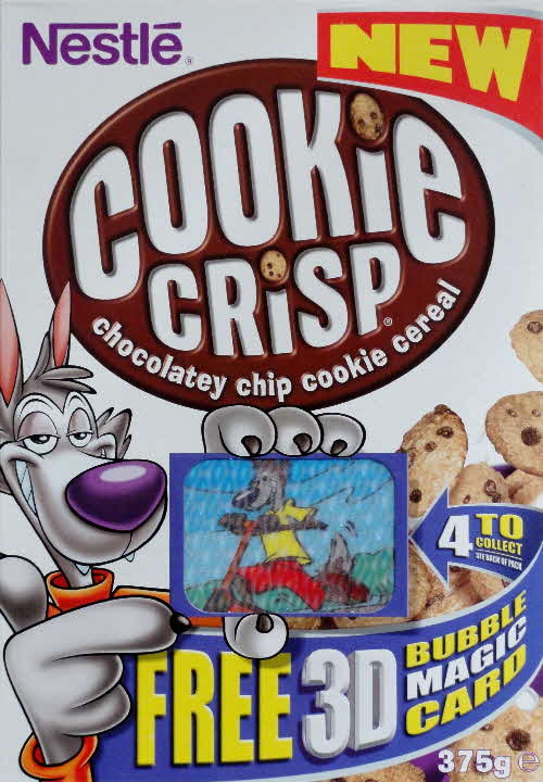 2002 Cookie Crisp 3D Bubble Magic Card front 4