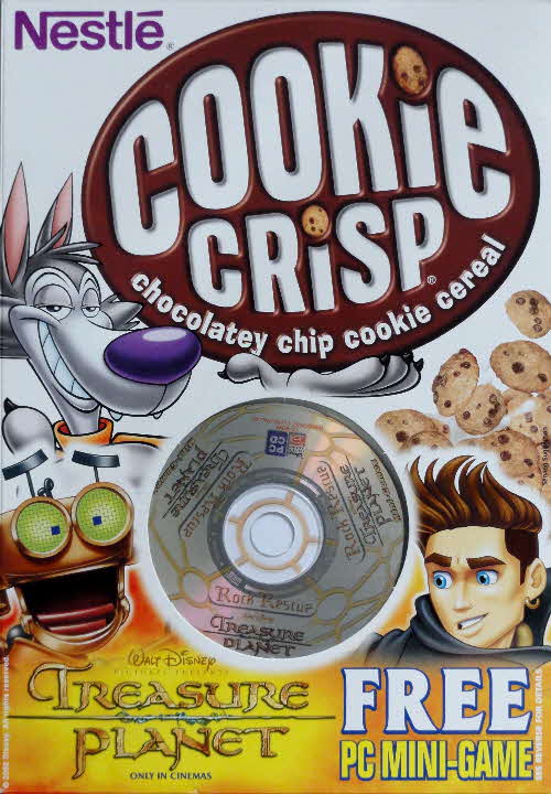 2003 Cookie Crisp Treasure Planet CD Rom game front 2