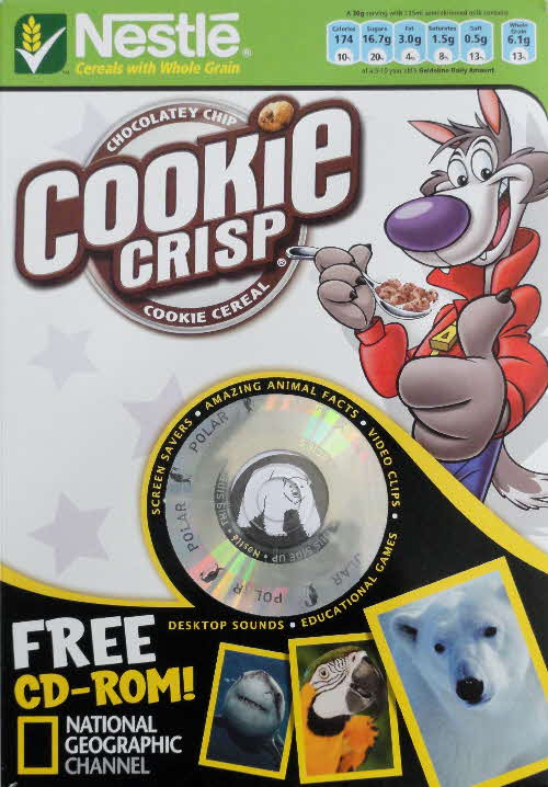 2006 Cookie Crisp National Geographical CD Rom front 1
