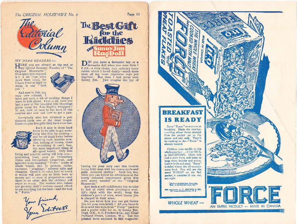 1930s Force Original Housewife magazine (1)