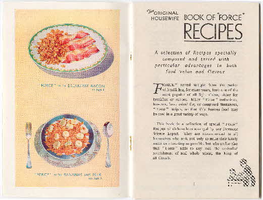 Force Recipes book inside
