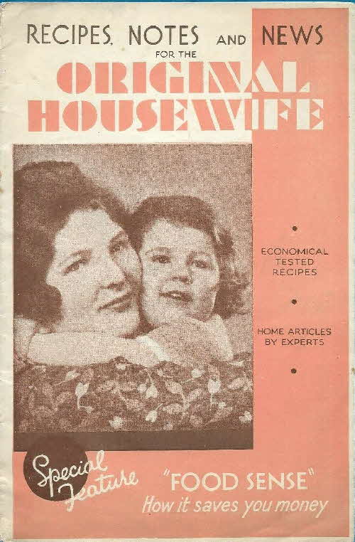 1930s Force Original Housewife booklet