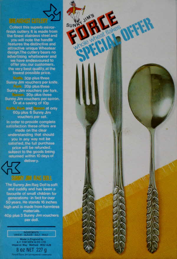 1972 Force Breakfast Cutlery offer