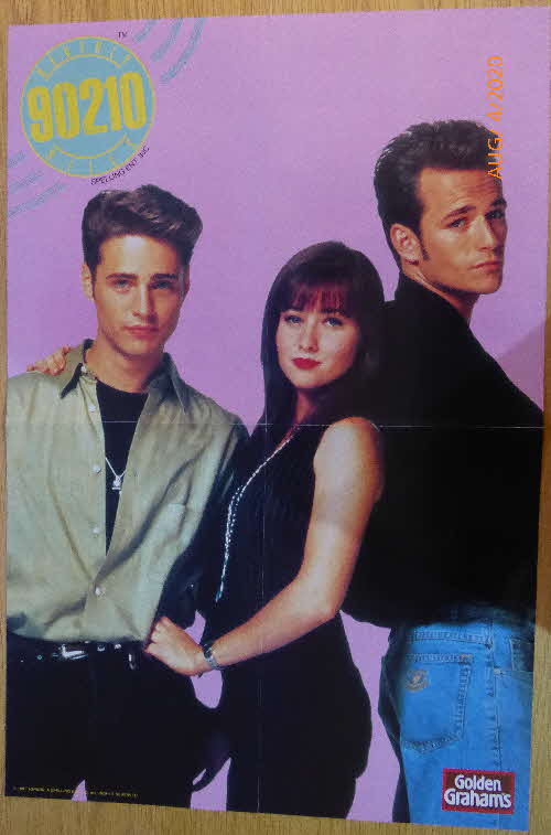 1992 Golden Grahams Beverly Hill 90210 Poster (3)