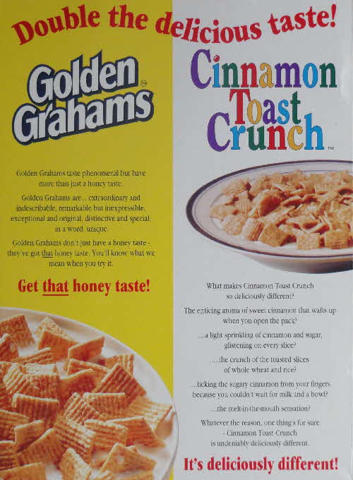 1996 Golden Grahams Twin pack