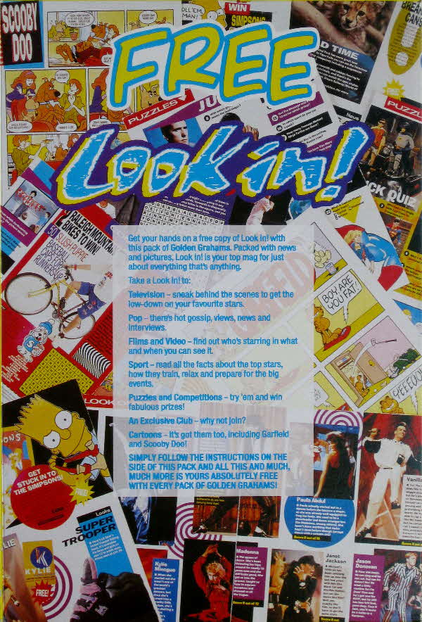 1992 Golden Grahams Free Look In magazine