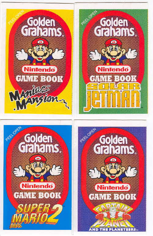 1992 Golden Grahams Nintendo Game Book