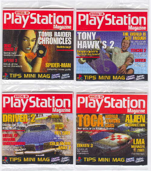 2001 Golden Grahams Playstation tips magazines