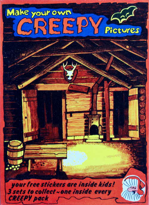 1974 Golden Nuggets Creepy Stickers Shack