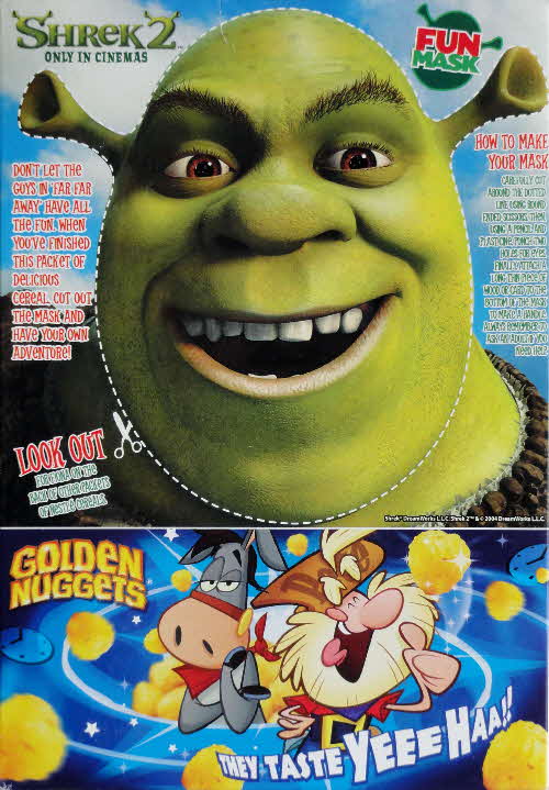 2004 Golden Nuggets Shrek 2 Mask