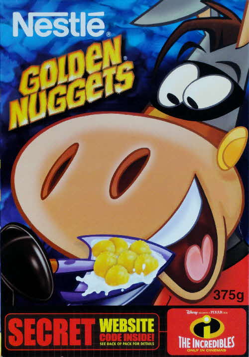 2004 Golden Nuggets Incredibles Secret Code pack Pardner front