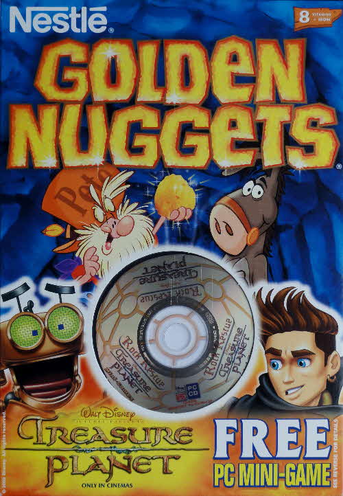 2003 Golden Nuggets Treasure Planet CD Rom game front 1